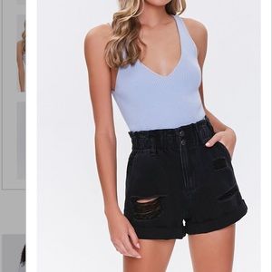 Forever 21 paper bag shorts